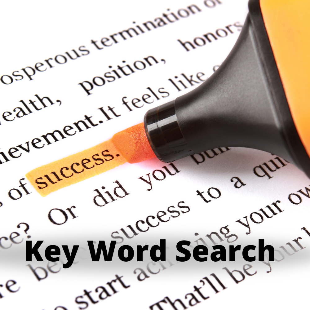Resource Key Word Search