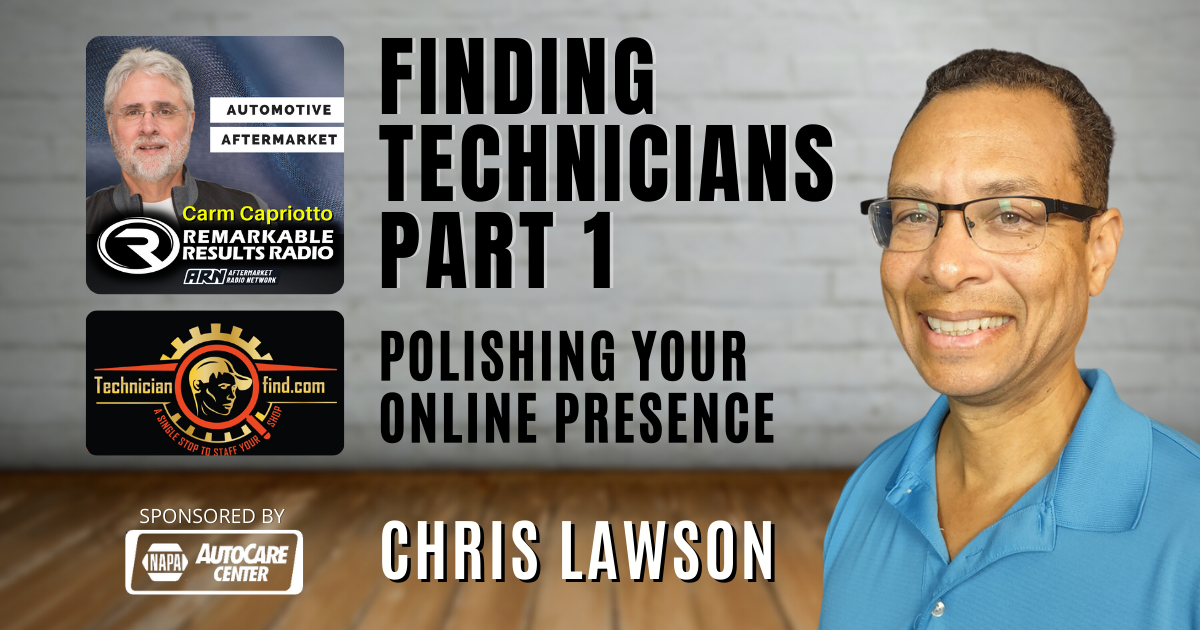 Finding Technicians Part 1- Chris Lawson [RR 803] - Remarkable Results Radio