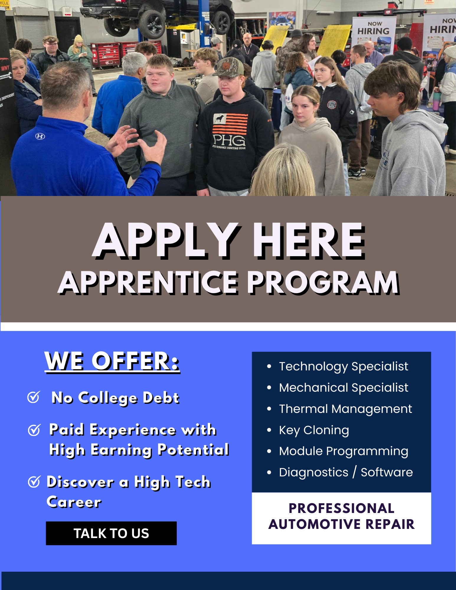 Apprentice Program Happen Here
